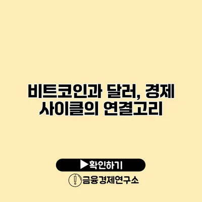 비트코인과 달러, 경제 사이클의 연결고리