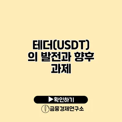 테더(USDT)의 발전과 향후 과제